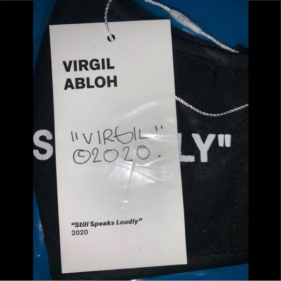 ⭕️Virgil Abloh’s “STILL SPEAKS LOUDLY” mask - Picture 2 of 5